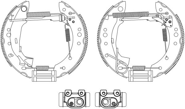 TEXTAR Bremsbackensatz (84059800)