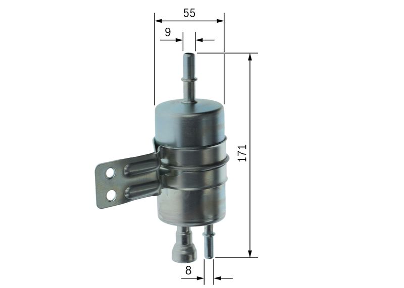 BOSCH Kraftstofffilter (F 026 403 761) Thumbnail