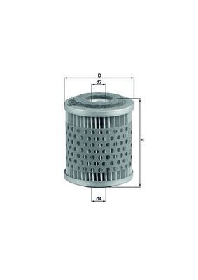 KNECHT Kraftstofffilter (KX 38)