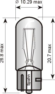 SPAHN GLÜHLAMPEN Glühlampe, Blinkleuchte (5221)