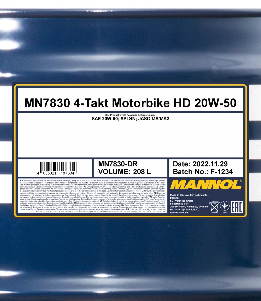 MN7830 4-Takt Motorbike HD 20W-50