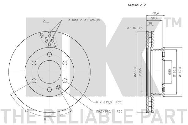 NK Bremsscheibe (2047123)