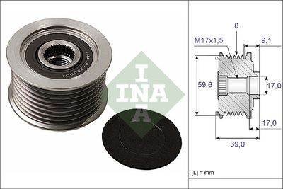 INA Generatorfreilauf (535 0049 10)