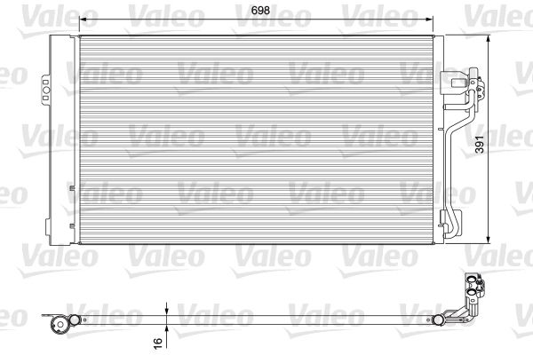 VALEO Kondensator, Klimaanlage (814391)