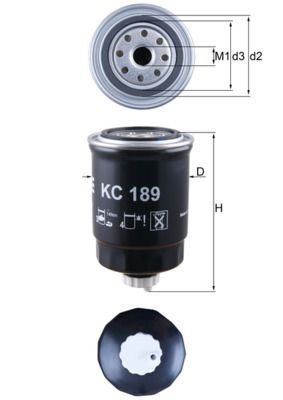 KNECHT Kraftstofffilter (KC 189)