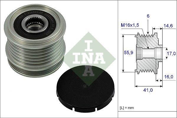 INA Generatorfreilauf (535 0010 10)