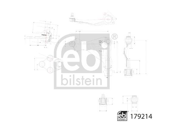 FEBI BILSTEIN Lenker, Radaufhängung (179214)