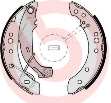 BREMBO Bremsbackensatz (S 61 526)