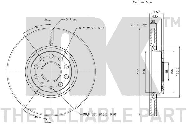 NK Bremsscheibe (2047115)