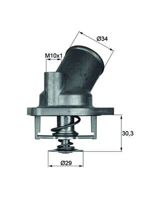 MAHLE Thermostat, Kühlmittel (TI 2 92)