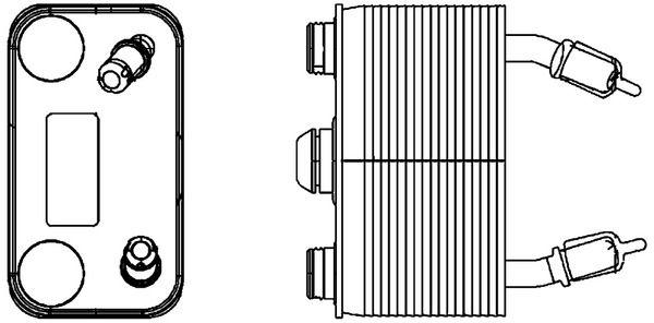 MAHLE Ölkühler, Automatikgetriebe (CLC 166 000P)