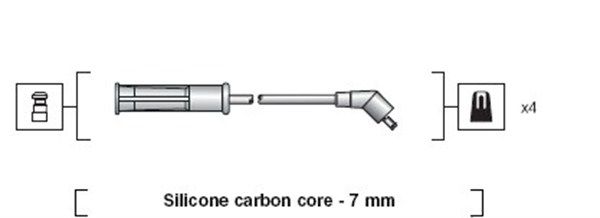 MAGNETI MARELLI Zündleitungssatz (941318111002)