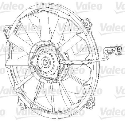 VALEO Lüfter, Motorkühlung (696091)