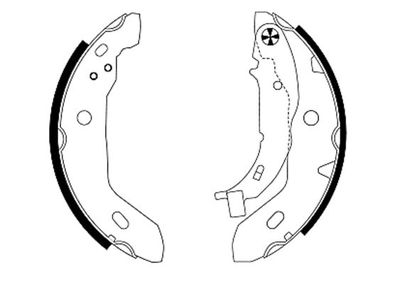 HELLA Bremsbackensatz (8DB 355 002-251)