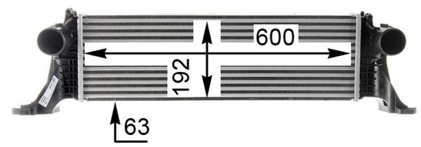 MAHLE Ladeluftkühler (CI 357 000P)