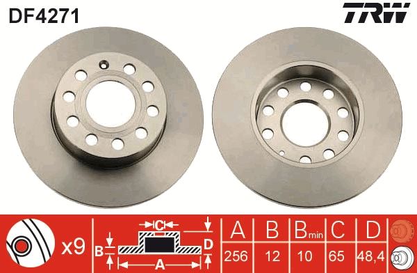 TRW Bremsscheibe (DF4271)