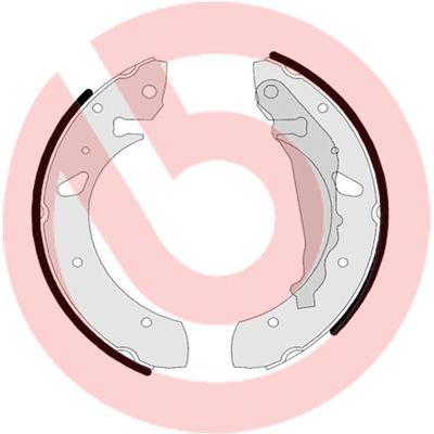 BREMBO Bremsbackensatz (S 83 507)