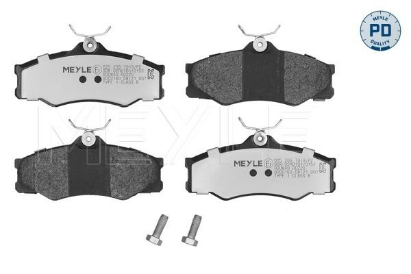 MEYLE Bremsbelagsatz, Scheibenbremse (025 209 7919/PD)