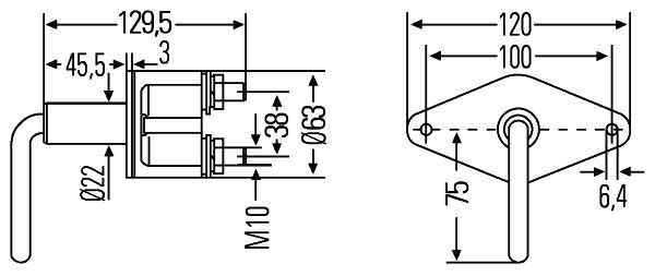 HELLA Hauptschalter, Batterie (6EK 008 458-011)