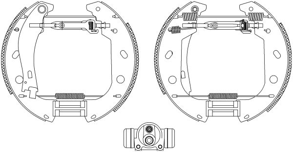 HELLA Bremsbackensatz (8DB 355 004-471)