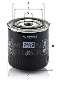 MANN-FILTER Ölfilter (W 920/14)