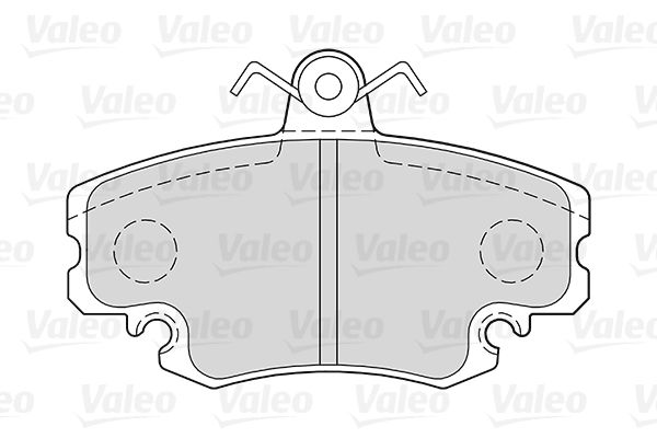 VALEO Bremsbelagsatz, Scheibenbremse (301002)