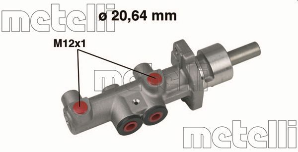 METELLI Hauptbremszylinder (05-0404)