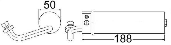 MAHLE Trockner, Klimaanlage (AD 68 000S)