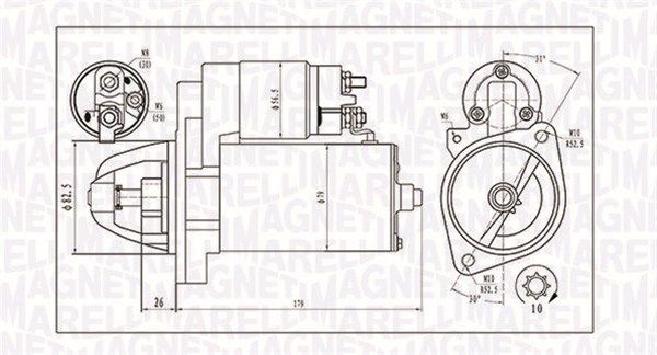 MAGNETI MARELLI Starter (063721202010)