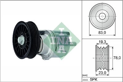 INA Spannarm, Keilrippenriemen (534 0185 10)