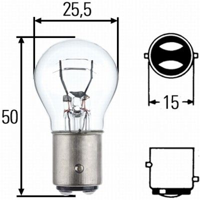 HELLA Glühlampe, Blinkleuchte (8GD 002 078-173)