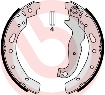 BREMBO Bremsbackensatz (S 24 540)