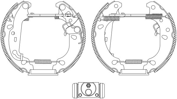 TEXTAR Bremsbackensatz (84060000)