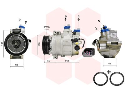 VAN WEZEL Kompressor, Klimaanlage (0300K029)