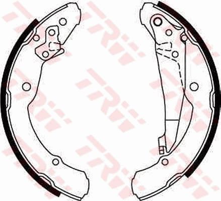 TRW Bremsbackensatz (GS8639)