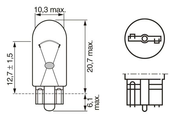 BOSCH Glühlampe, Blinkleuchte (1 987 302 206)