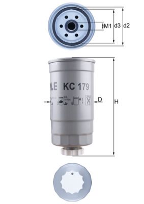 KNECHT Kraftstofffilter (KC 179)