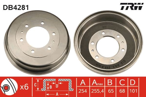 TRW Bremstrommel (DB4281)