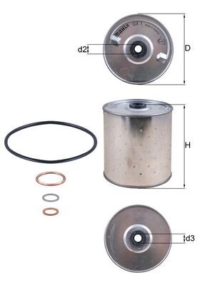 KNECHT Ölfilter (OX 1D)