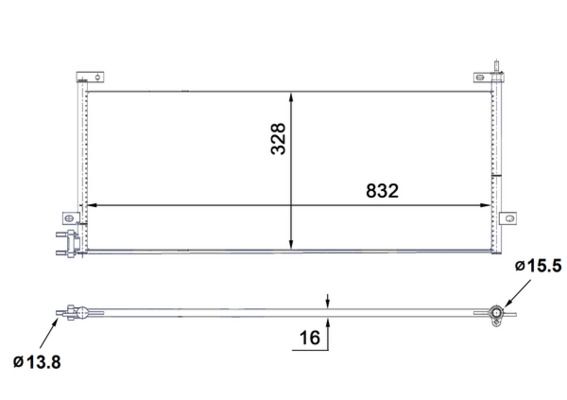 MAHLE Kondensator, Klimaanlage (AC 488 000S)