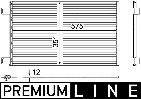 MAHLE Kondensator, Klimaanlage (AC 569 000P)