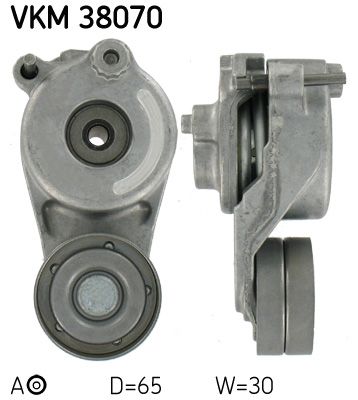 SKF Spannrolle, Keilrippenriemen (VKM 38070)