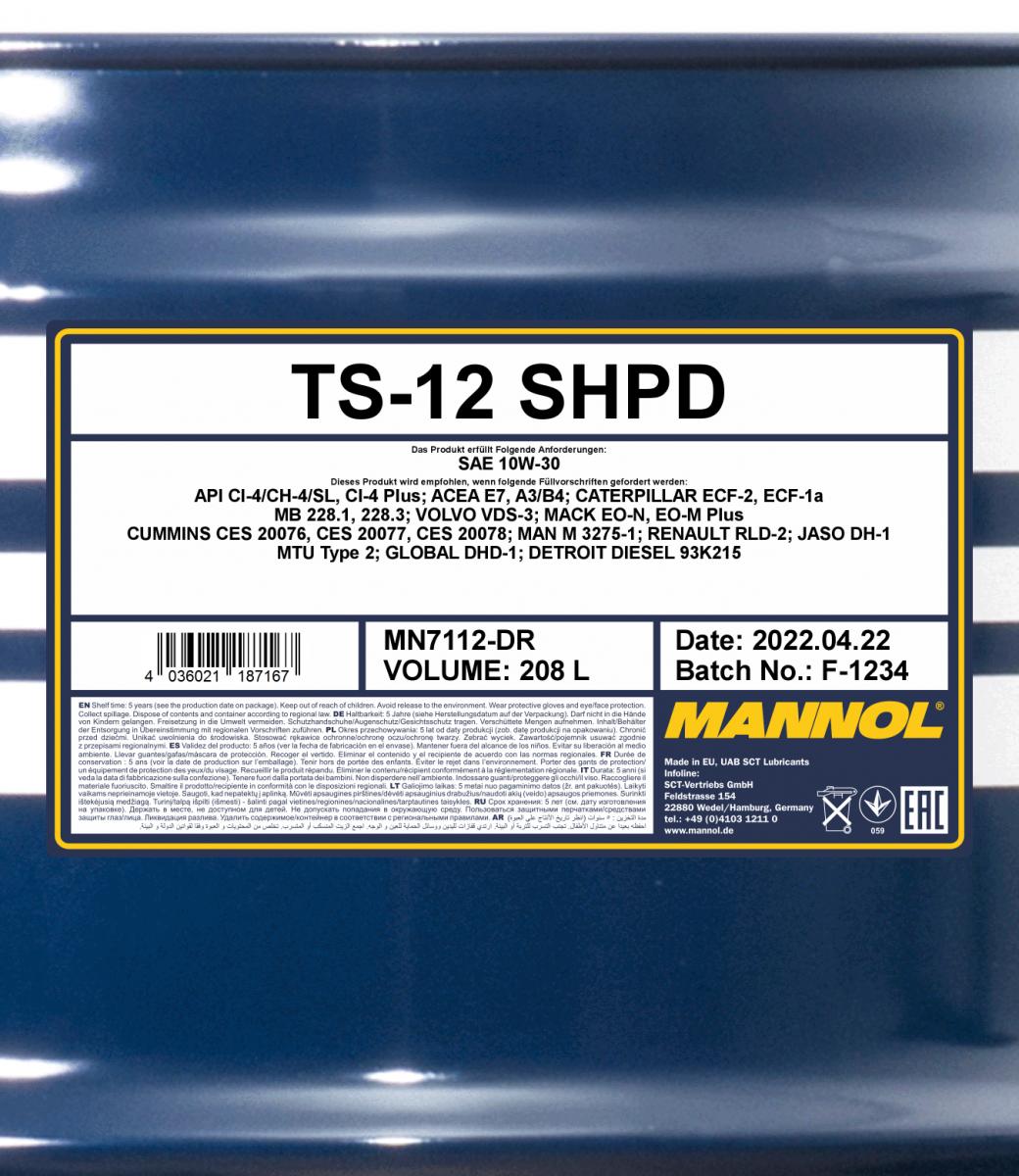 MN TS-12 SHPD 10W-30