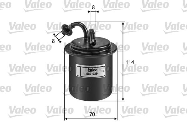 VALEO Kraftstofffilter (587039)