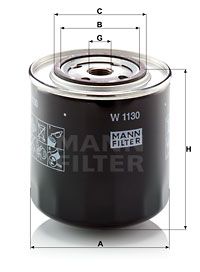 MANN-FILTER Ölfilter (W 1130)