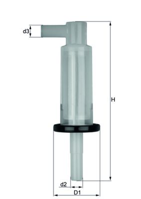 KNECHT Kraftstofffilter (KL 33 OF)