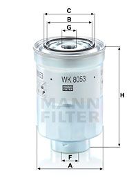 MANN-FILTER Kraftstofffilter (WK 8053 z)