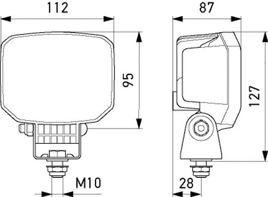 HELLA Arbeitsscheinwerfer (1GA 996 588-211)