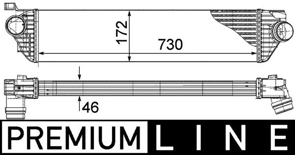 MAHLE Ladeluftkühler (CI 386 000P)