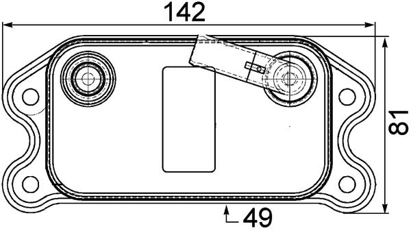 MAHLE Ölkühler, Motoröl (CLC 73 000P)